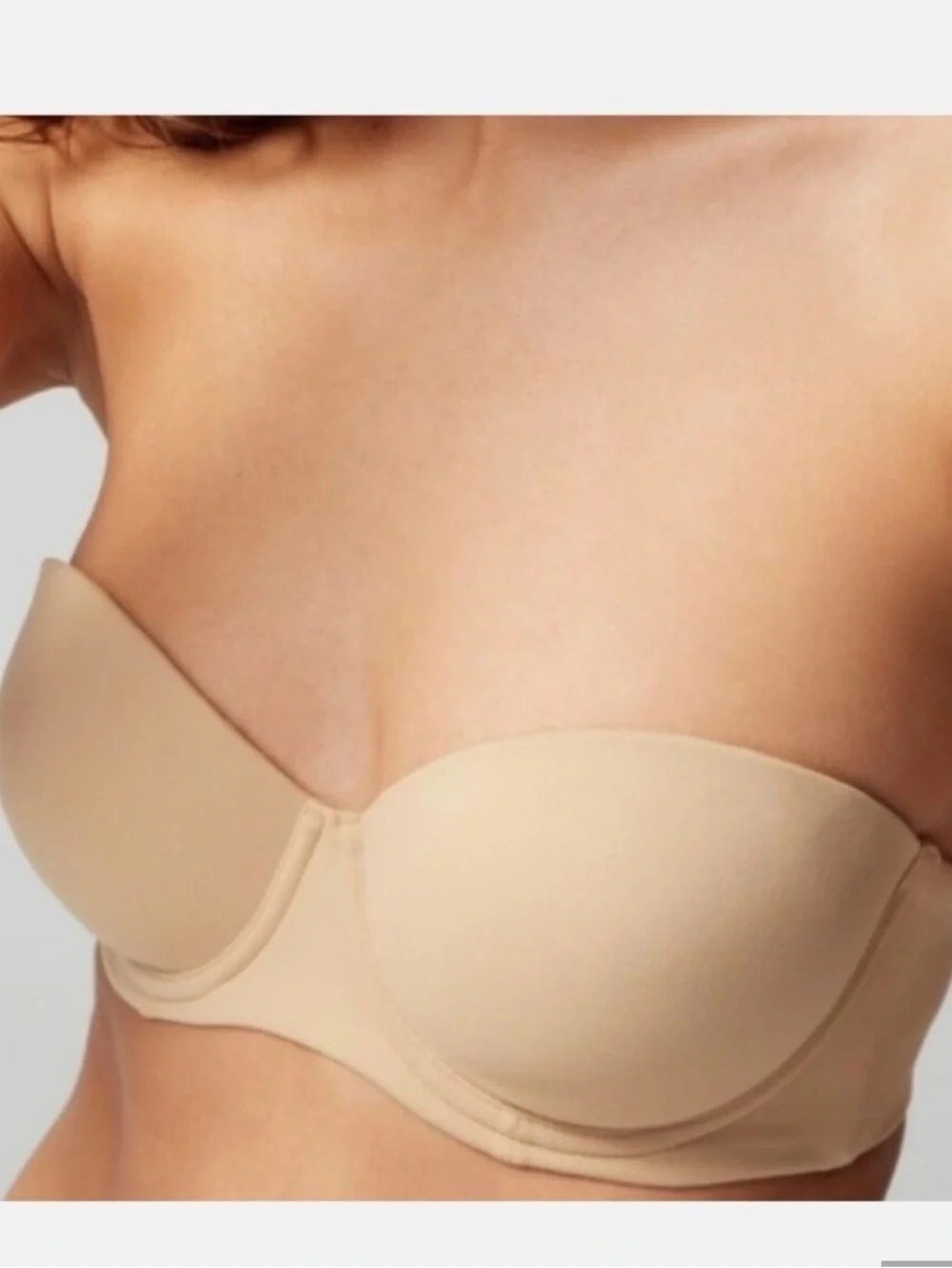 Soma Embraceable Strapless Bra, nude color, 36B - Picture 1 of 10